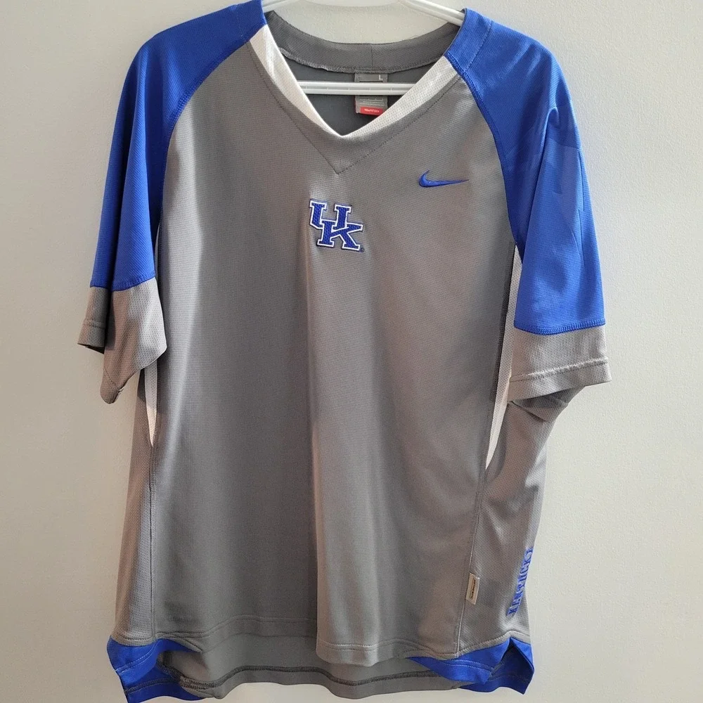 VTG Nike Team University Of Kentucky Wildcats Jersey Shirt Men's Size Large